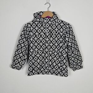 Columbia Girls Bugaboo Interchange Jacket Black Diamond Print Size S